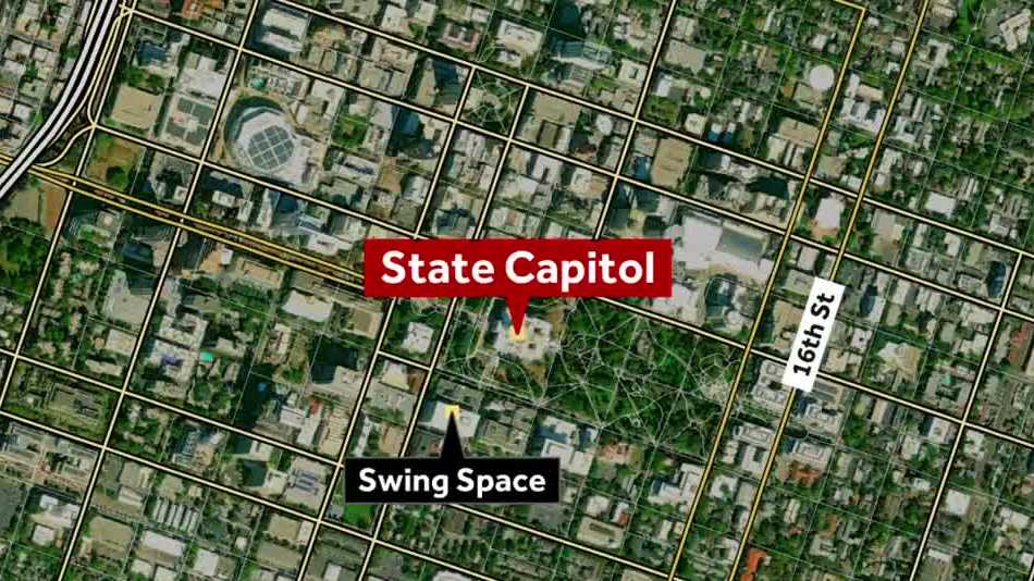 6 people arrested during Capitol Swing Space protest