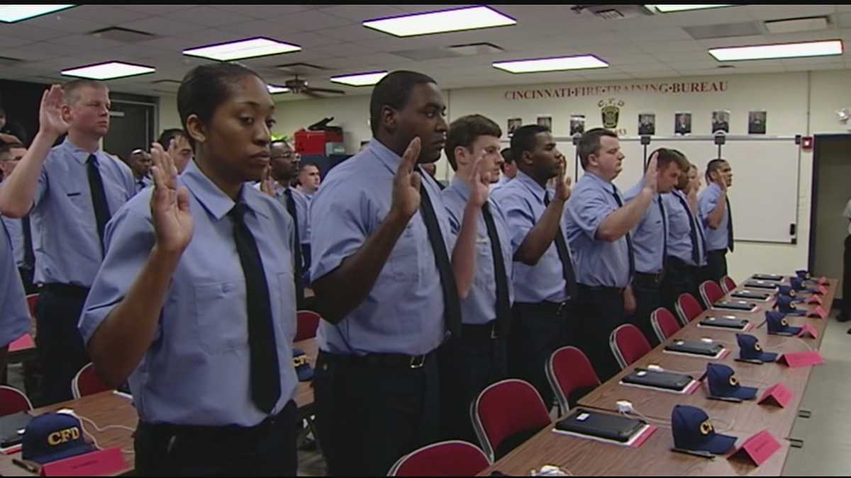 Cincinnati Fire Department new recruit class