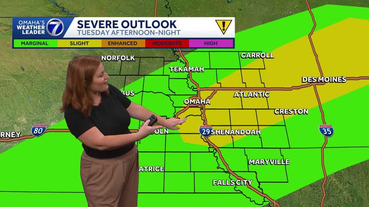 Afternoon scattered storm, heat Thursday for Omaha area