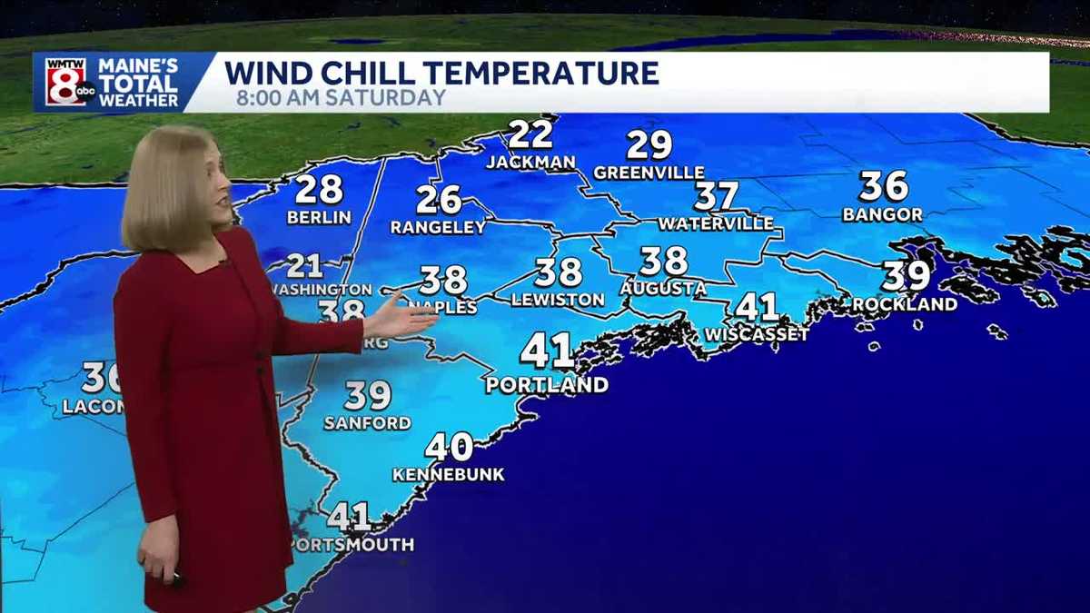 Cold and blustery Saturday - WMTW