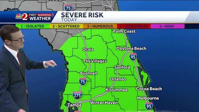 Severe weather expected in Florida Sunday morning - Vimarsana News