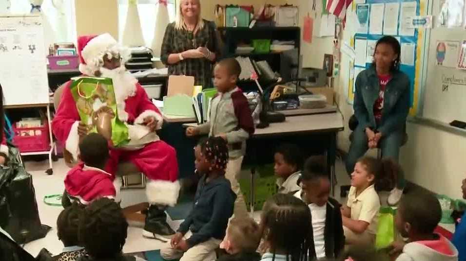 Christmas came early for students at Lake Park Elementary