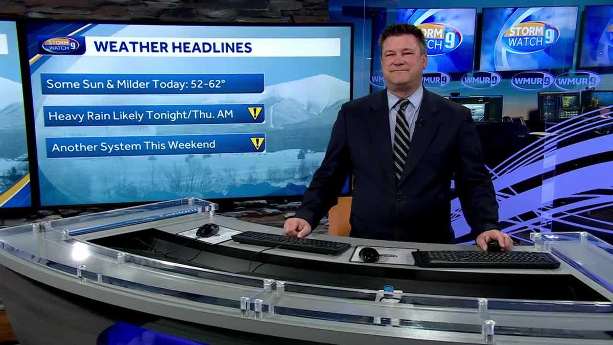 Video: Brief break before heavy rain moves in