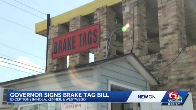 Louisiana governor signs bill replacing inspection stickers with QR codes