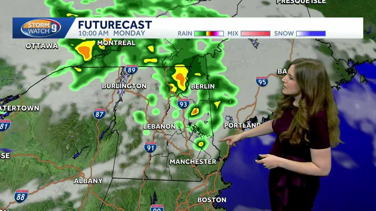 Video: Warm, partly sunny Monday with chance for morning showers
