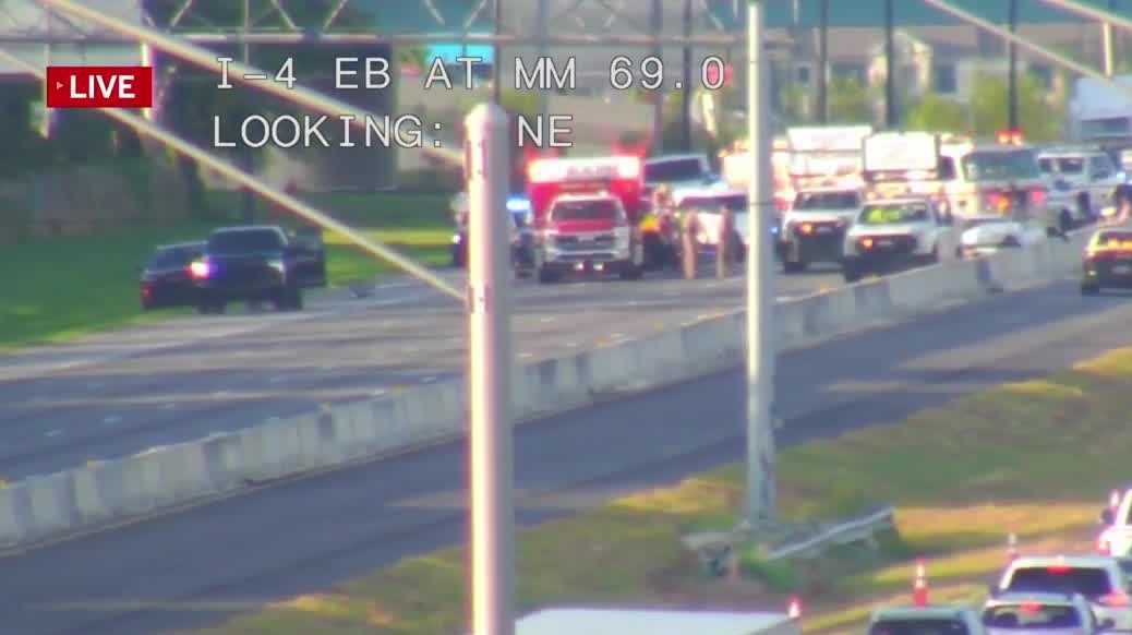 Crash shut down I-4 westbound in Orange County - WESH