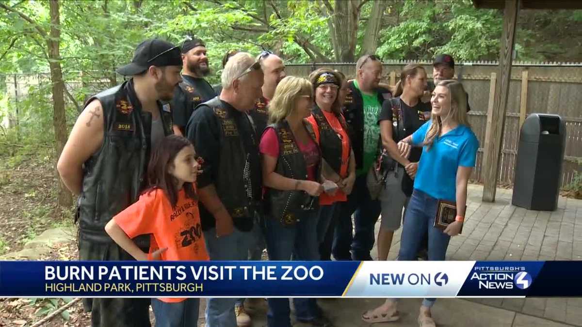 UPMC Mercy Burn Center patients visit the Pittsburgh Zoo