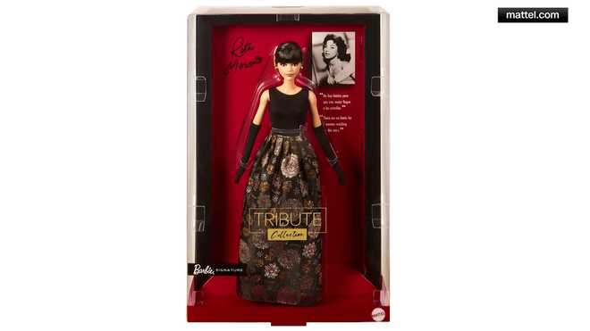 Mattel lanza una muñeca Barbie Rita Moreno como parte de su colección Tribute