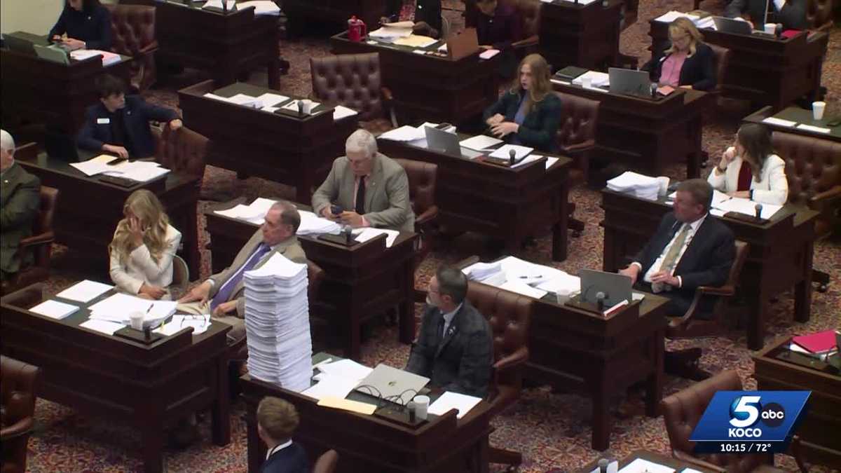 Oklahoma lawmakers begin busy deadline week as end of session nears