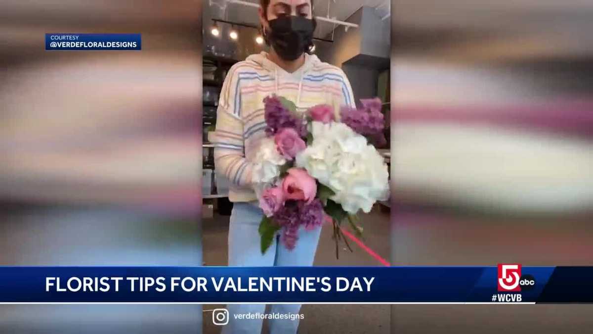 Massachusetts florist offers Valentine's Day tips
