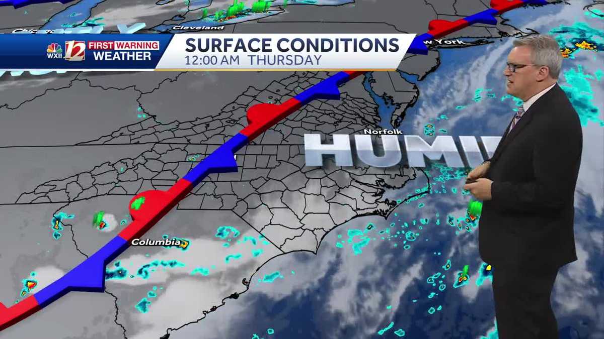 Improving Triad weather for July Fourth weekend, watching the Southeast ...