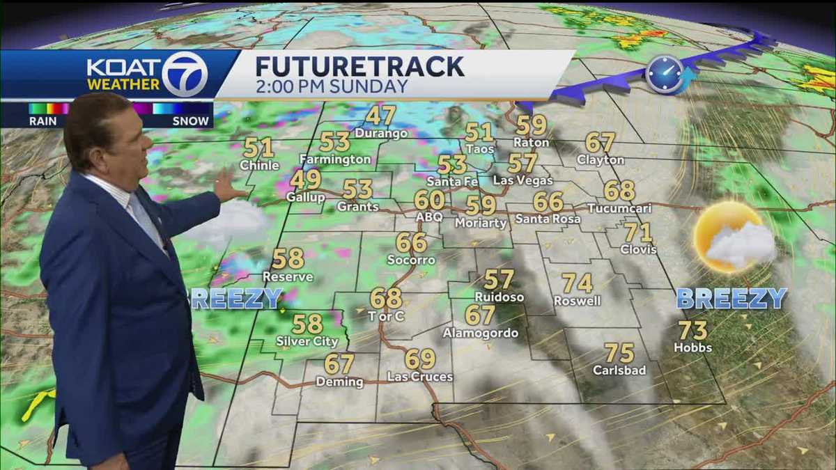 Brisk mornings in New Mexico with incoming storm