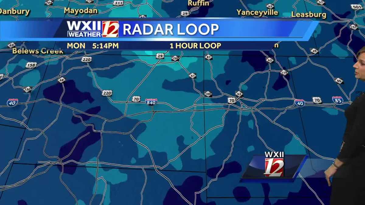 Current weather conditions in the Triad