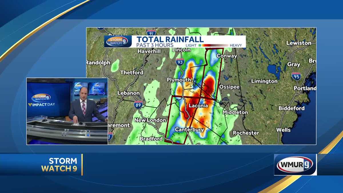 New Hampshire forecast video: Flash flood warnings issued