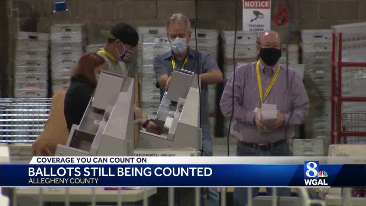 BALLOTS continue to be counted in Pennsylvania