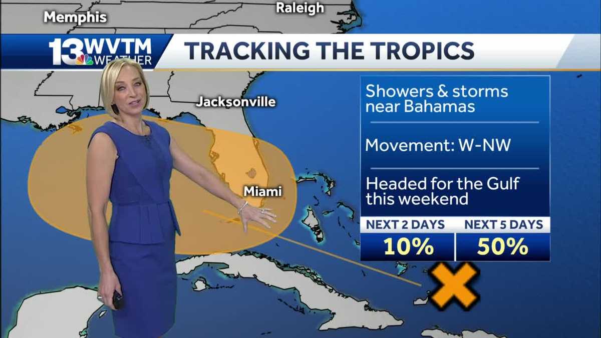 Tropical development possible in the Gulf this weekend