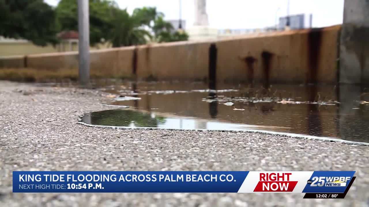 King tides bring coastal flooding to parts of Palm Beach County
