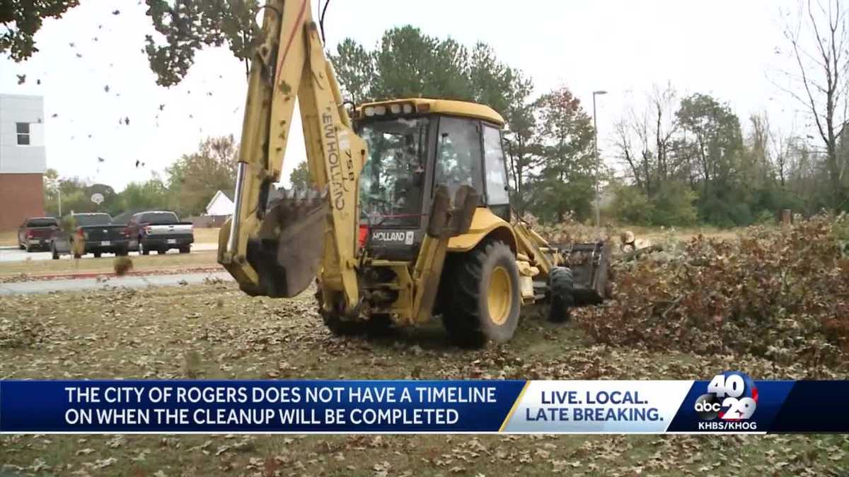 Rogers storm debris pick up process underway