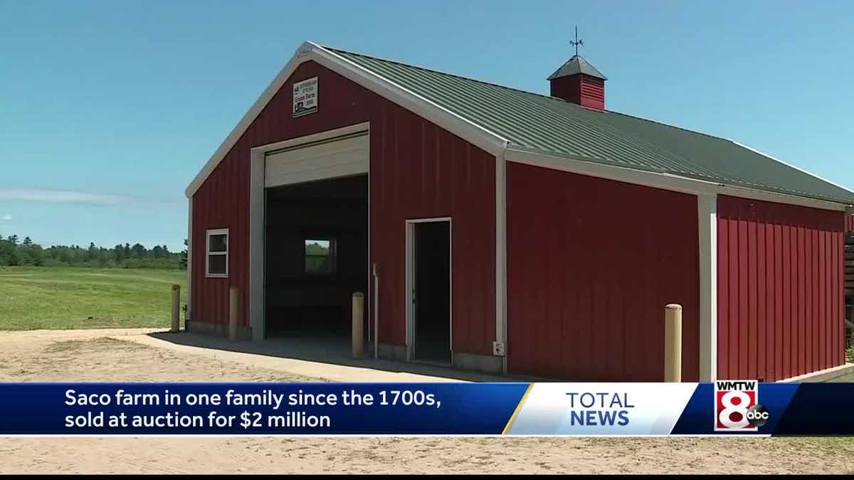 Historic Saco farm sold at auction after bitter legal dispute