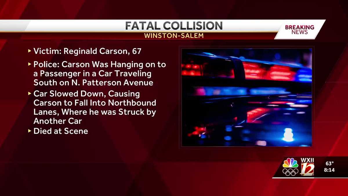 North Carolina man killed after hit car Winston-Salem, police say