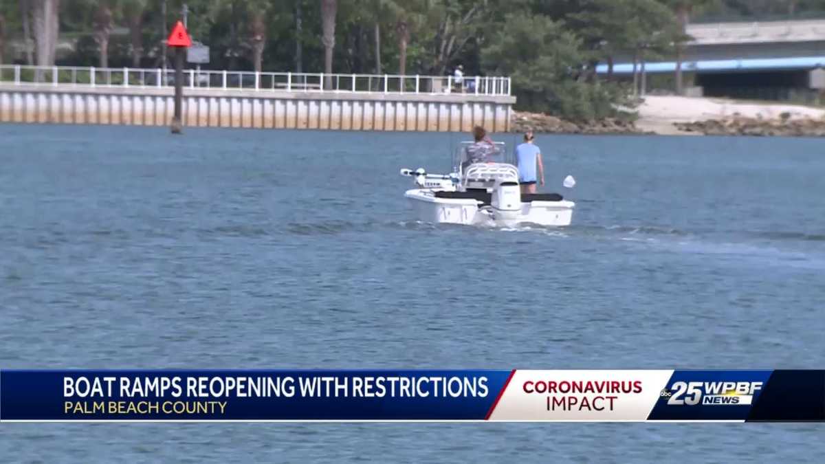 Boat ramps in Palm Beach County reopen