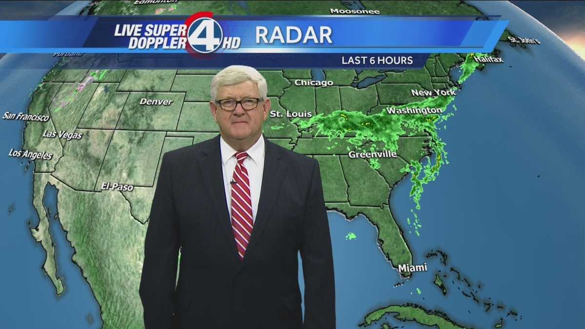 Showers likely today