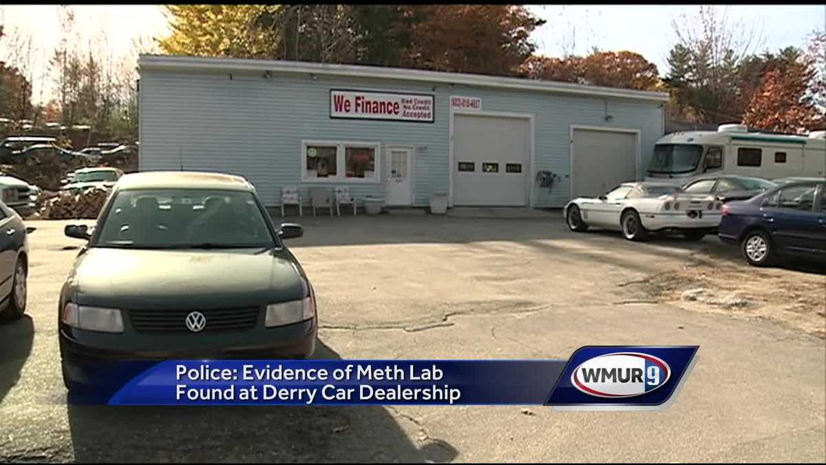 Meth lab found at Derry auto dealership, police say