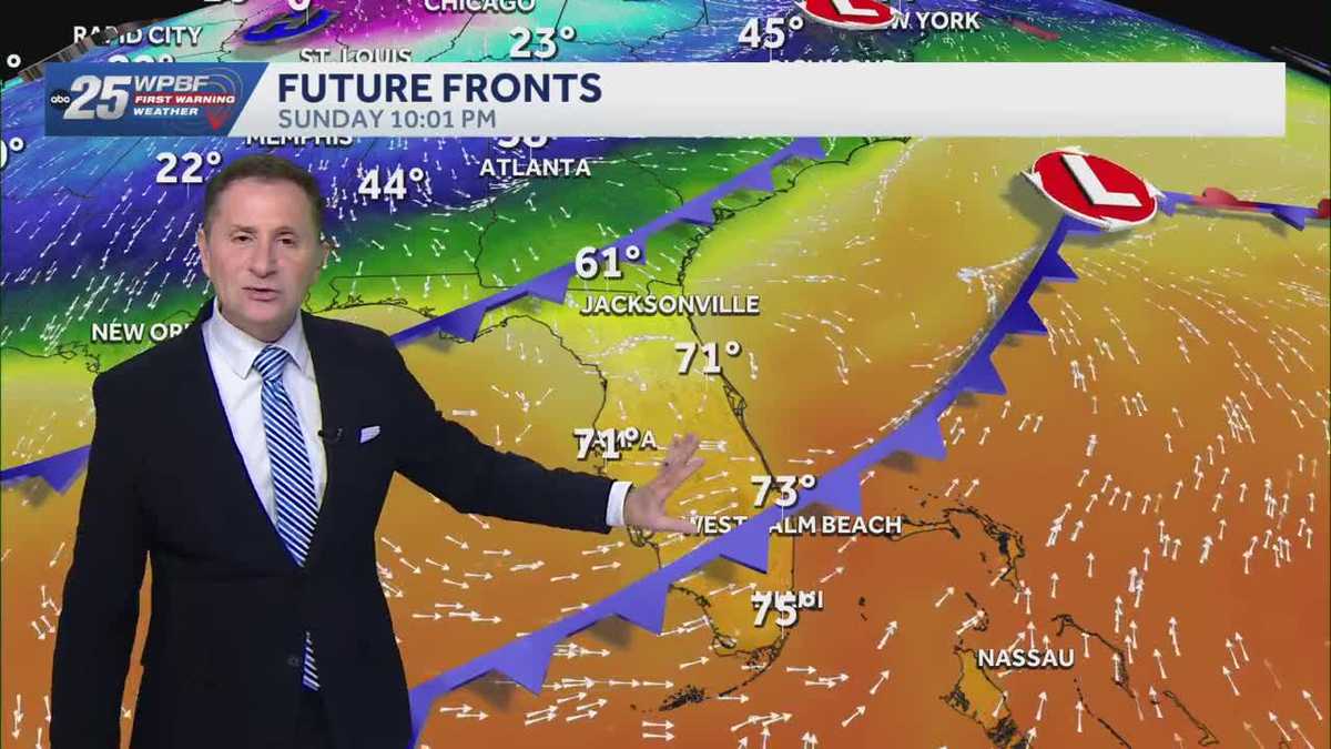 Rain and chilly temperatures for South Florida