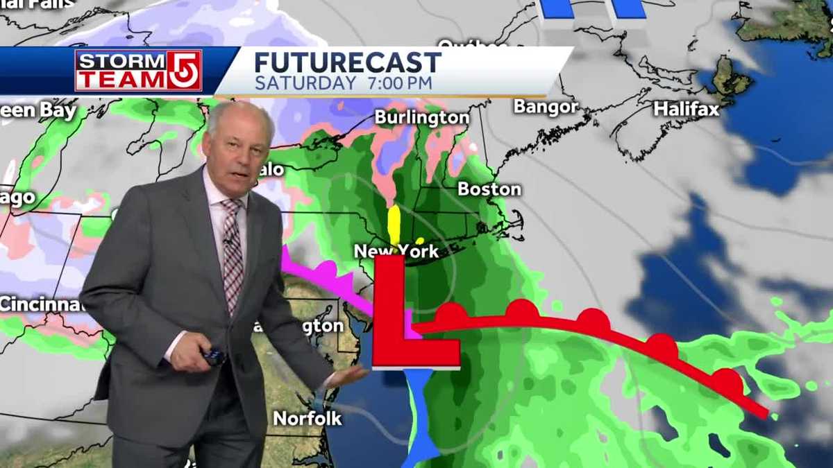 Video: Weekend storm will bring mostly rain to region