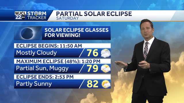 Savannah: Tracking rain chances & the partial solar eclipse - Vimarsana News