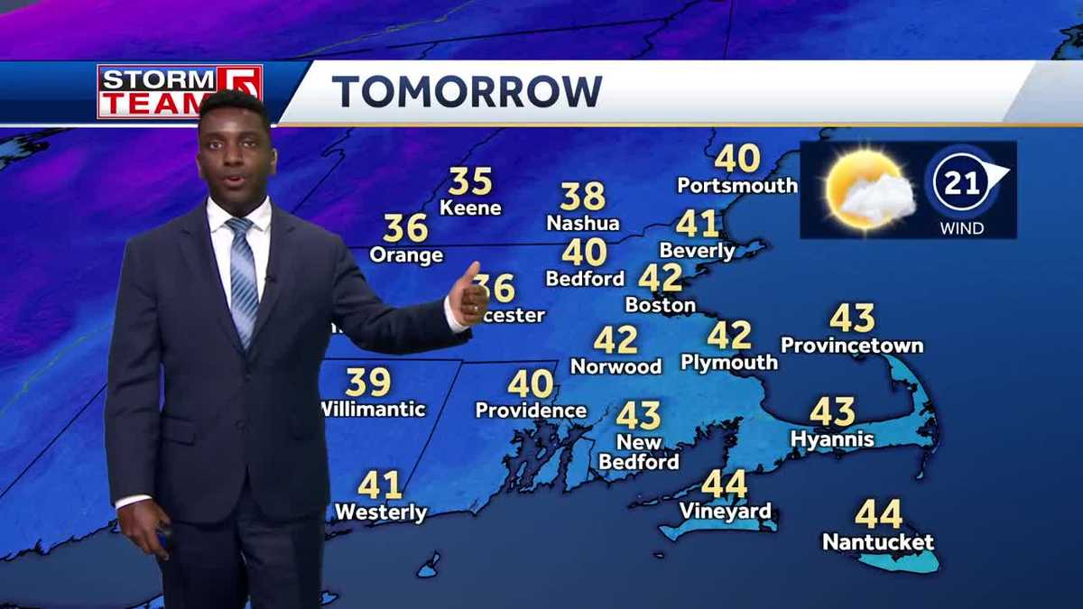 Video: Storm dies down overnight and cold air returns Thursday