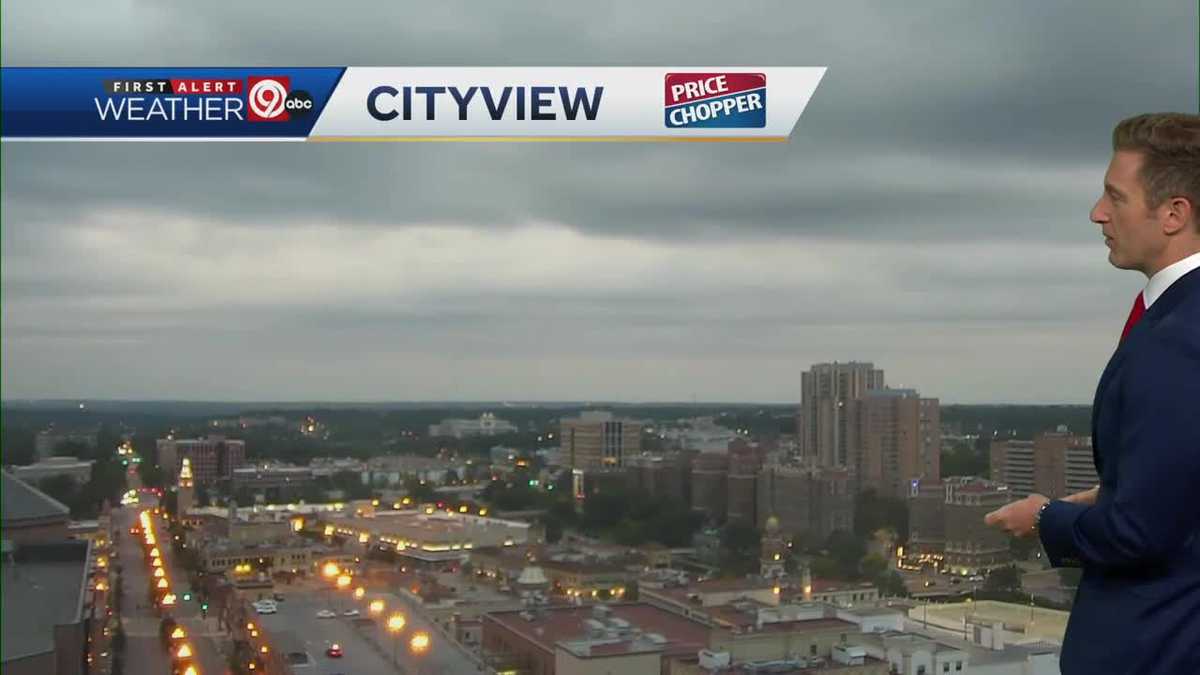 KANSAS CITY WEATHER Areas of rain and scattered thunderstorms are likely