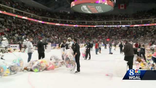 Hershey Bears to host Teddy Bear Toss on Sunday - Vimarsana News