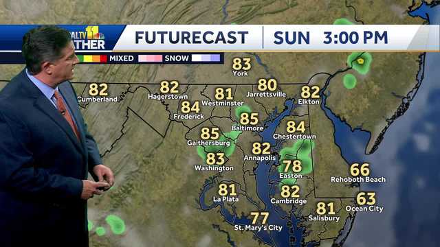 Thunderstorms in the Memorial Day weekend forecast
