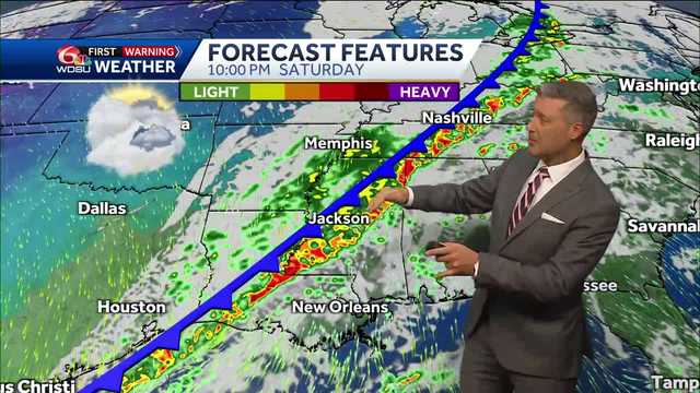 New Orleans forecast high temps rain chances severe weather - Vimarsana News