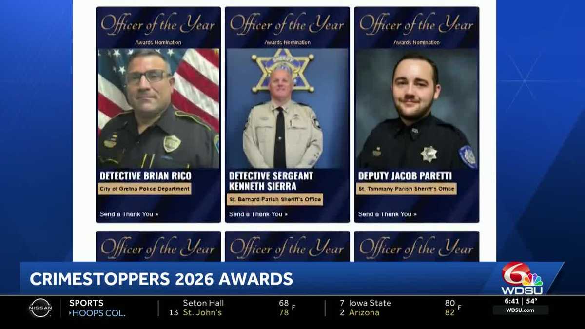 Crimestoppers honors Officers of the Year