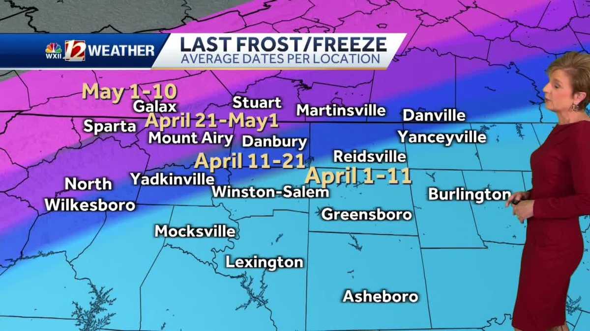 WATCH: Frost and freeze this week