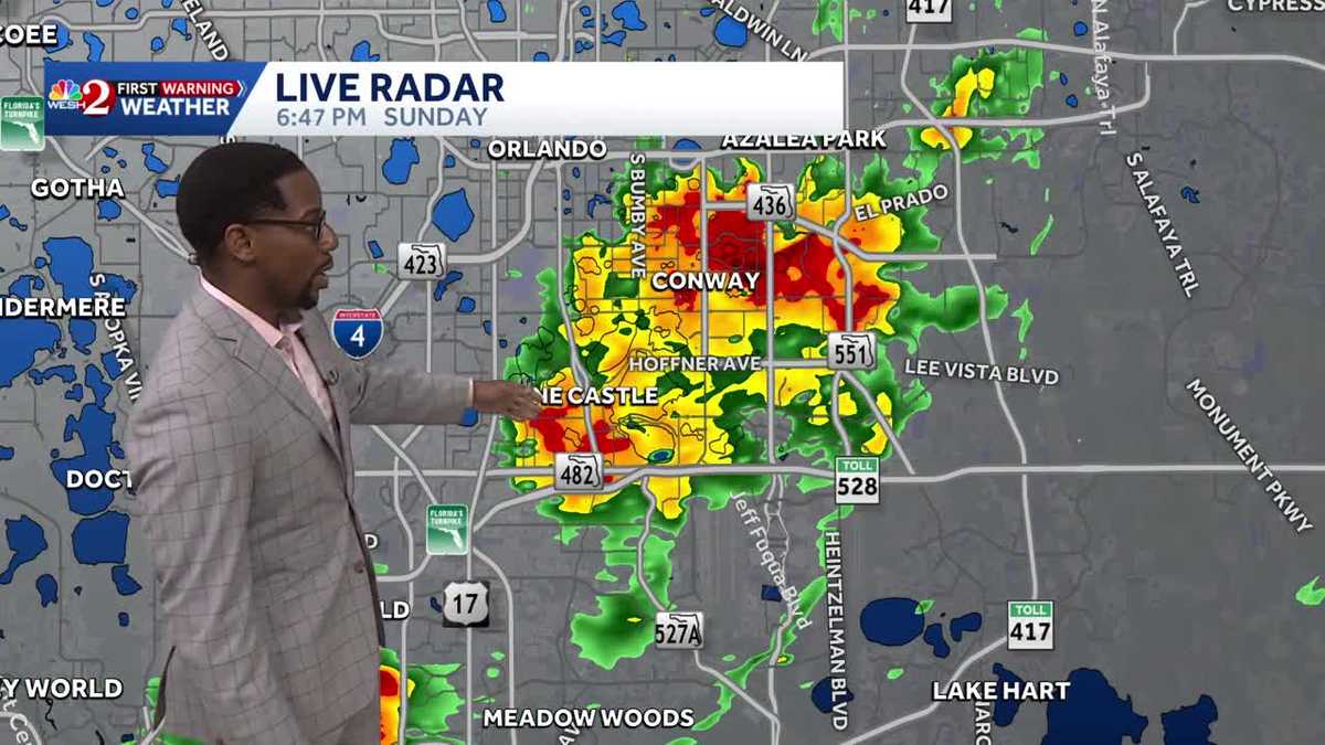 Sea Breeze Collisions Spark Storms and Showers in Central Florida Following the Arnold Palmer Invitational