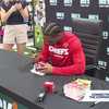Chiefs rookie Cyrus Allen meets fans at Leawood tailgate event