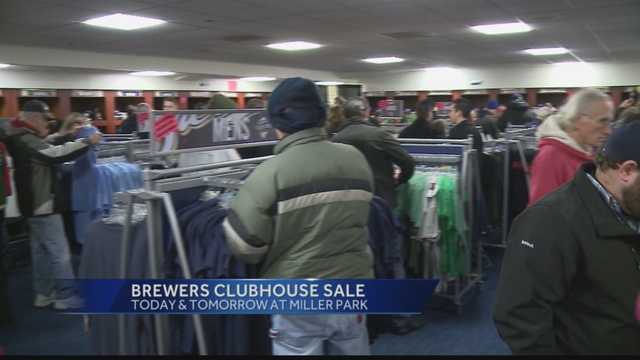 Brewers Clubhouse sale is Friday, Saturday