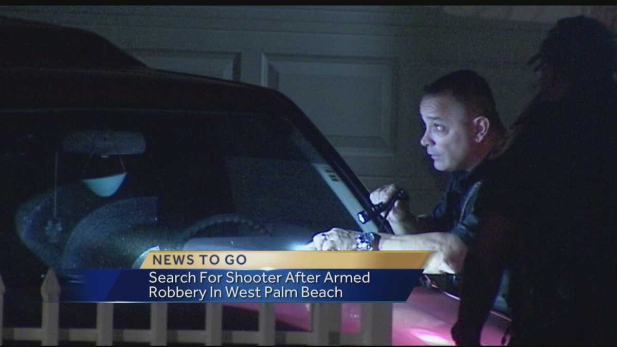 Police search for shooter after armed robbery in West Palm Beach
