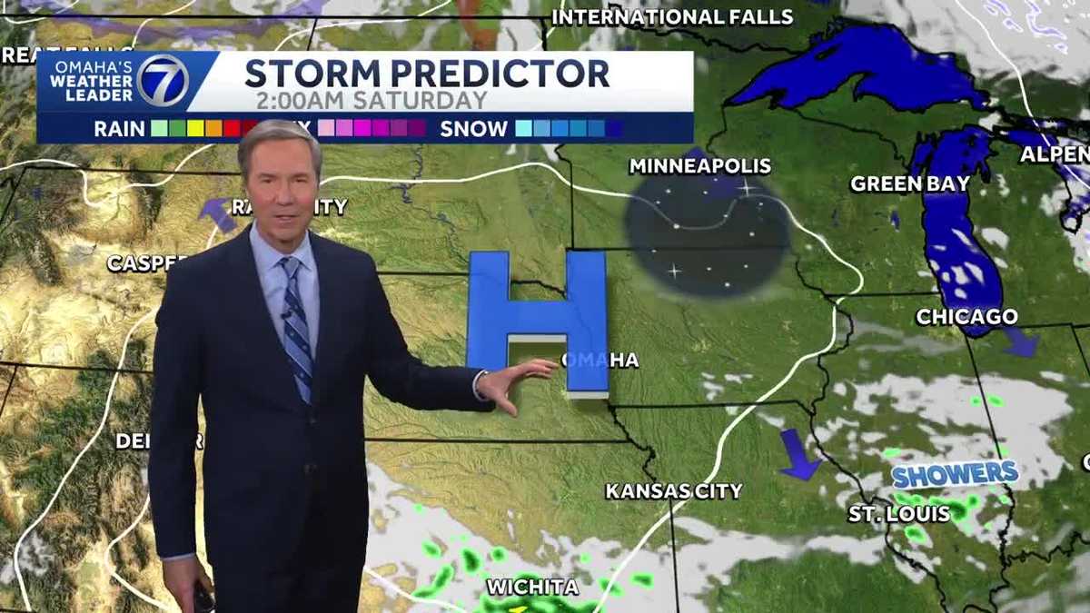 Cold tonight in and around Omaha also a full moon