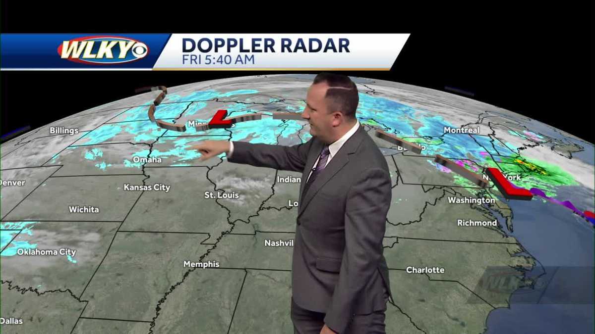 Mix of clouds & sun Friday, and a few flurries late