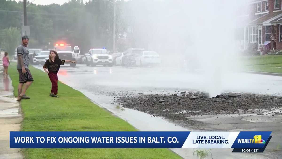 Baltimore County plans water main fixes in Dundalk area