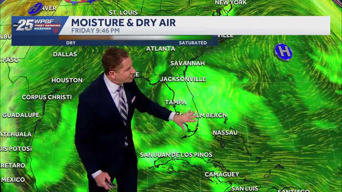 Higher rain chances for the end of the work week