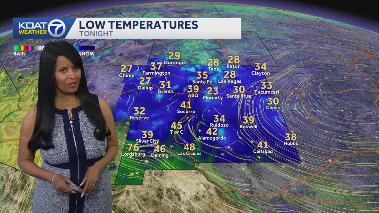 Another freeze overnight for East Central NM; milder on Sunday with fire danger