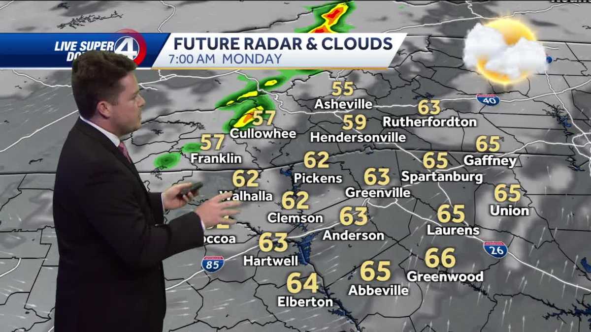 Spotty showers tomorrow