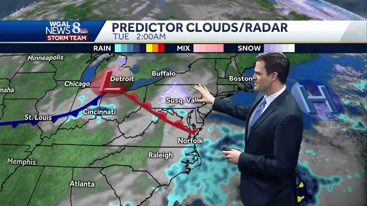 Chilly with some rain/snow shower chances the next couple days