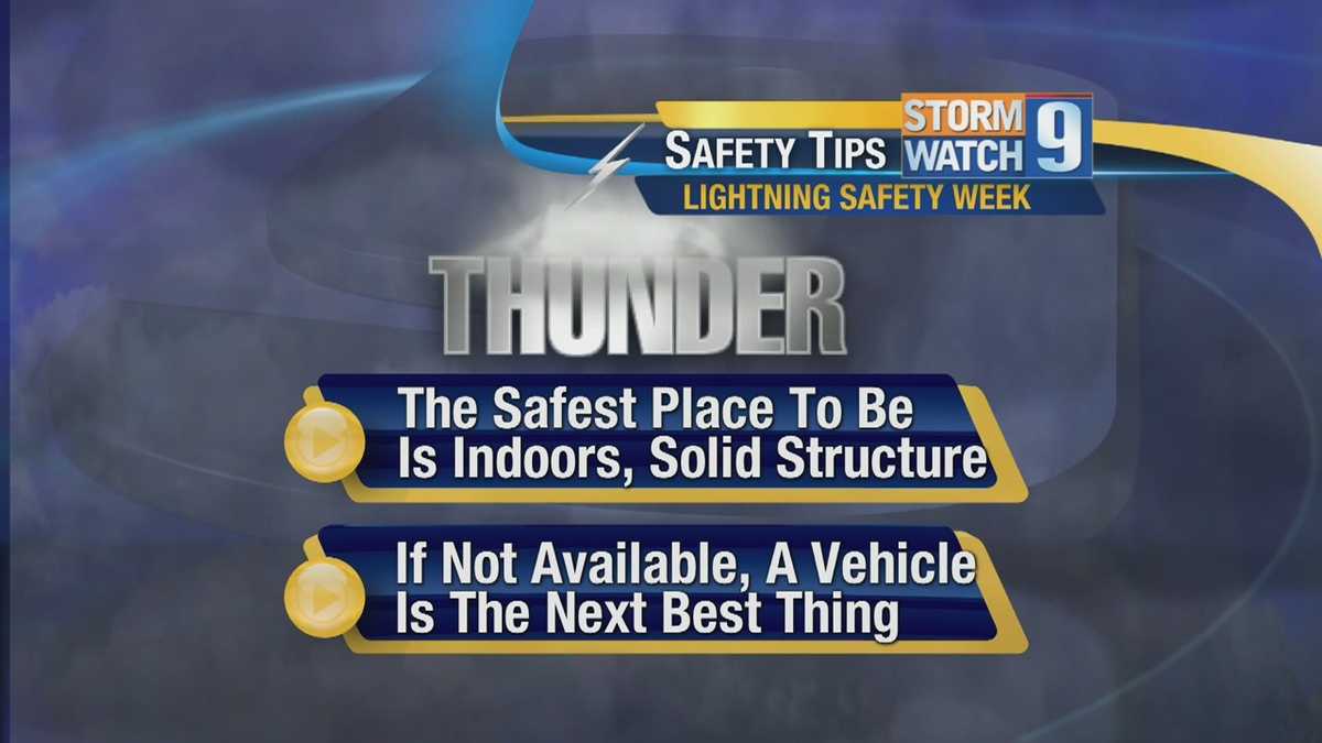 Lightning safety tips from Storm Watch 9
