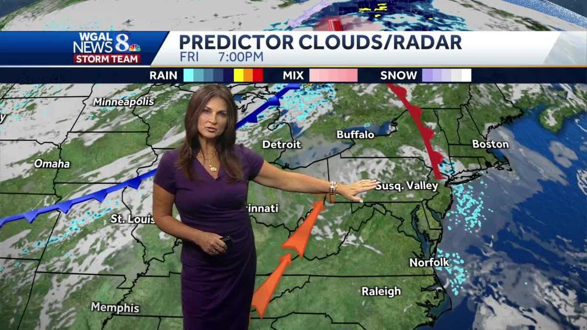 Rain tonight, sunshine and pleasant weather tomorrow